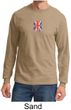 Union Jack Shirt British UK Flag Small Print Adult Long Sleeve Shirt