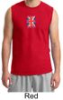Union Jack Shirt British UK Flag Small Print Adult Muscle Shirt