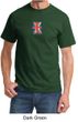 Union Jack Shirt British UK Flag Small Print Adult T-shirt