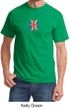 Union Jack Shirt British UK Flag Small Print Adult T-shirt