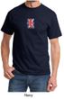 Union Jack Shirt British UK Flag Small Print Adult T-shirt