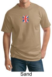 Union Jack Shirt British UK Flag Small Print Adult Tall T-shirt