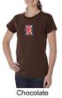 Union Jack Shirt British UK Flag Small Print Ladies Organic T-shirt