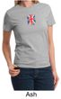 Union Jack Shirt British UK Flag Small Print Ladies T-shirt