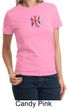 Union Jack Shirt British UK Flag Small Print Ladies T-shirt