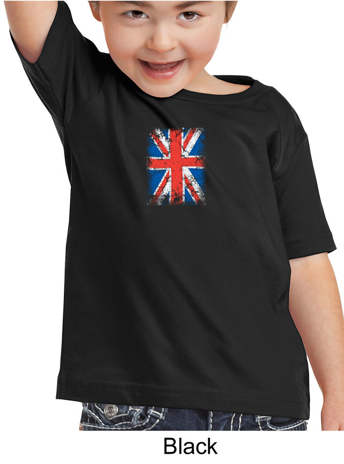 Kids Size Shirt Union Jack 2T to 7