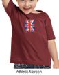 Union Jack Shirt British UK Flag Small Print Toddler T-shirt