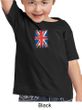 Union Jack Shirt British UK Flag Small Print Toddler T-shirt