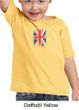 Union Jack Shirt British UK Flag Small Print Toddler T-shirt