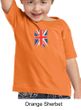 Union Jack Shirt British UK Flag Small Print Toddler T-shirt