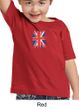Union Jack Shirt British UK Flag Small Print Toddler T-shirt