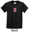 Union Jack Shirt British UK Flag Small Print Youth T-shirt