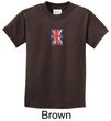 Union Jack Shirt British UK Flag Small Print Youth T-shirt
