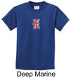 Union Jack Shirt British UK Flag Small Print Youth T-shirt
