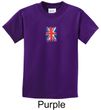 Union Jack Shirt British UK Flag Small Print Youth T-shirt