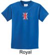 Union Jack Shirt British UK Flag Small Print Youth T-shirt