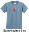 Union Jack Shirt British UK Flag Small Print Youth T-shirt