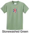 Union Jack Shirt British UK Flag Small Print Youth T-shirt