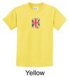 Union Jack Shirt British UK Flag Small Print Youth T-shirt
