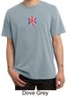 Union Jack Shirt UK Flag Small Print Adult Pigment Dyed T-shirt