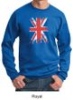 Union Jack Sweatshirt British UK Flag Big Print Adult Sweat Shirt
