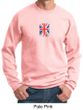 Union Jack Sweatshirt British UK Flag Small Print Adult Sweatshirt