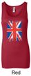 Union Jack Tank Top UK Flag Big Print Ladies Longer Length Tanktop