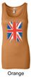 Union Jack Tank Top UK Flag Big Print Ladies Longer Length Tanktop