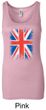 Union Jack Tank Top UK Flag Big Print Ladies Longer Length Tanktop