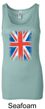 Union Jack Tank Top UK Flag Big Print Ladies Longer Length Tanktop