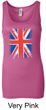 Union Jack Tank Top UK Flag Big Print Ladies Longer Length Tanktop