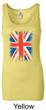 Union Jack Tank Top UK Flag Big Print Ladies Longer Length Tanktop