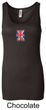 Union Jack Tank Top UK Flag Small Print Ladies Longer Length Tanktop