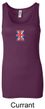 Union Jack Tank Top UK Flag Small Print Ladies Longer Length Tanktop