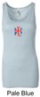 Union Jack Tank Top UK Flag Small Print Ladies Longer Length Tanktop