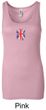 Union Jack Tank Top UK Flag Small Print Ladies Longer Length Tanktop