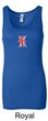 Union Jack Tank Top UK Flag Small Print Ladies Longer Length Tanktop