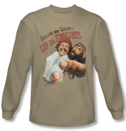 Up In Smoke Shirt Rolled Up Long Sleeve Sand Tee T-Shirt