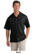 Upscale Men's Short Sleeve Easy Care Camp Shirt