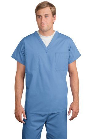 Upscale Medical Uniform Reversible V-Neck Nursing Scrub Top Shirt