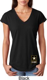 US Army Bottom Print Ladies Shirts