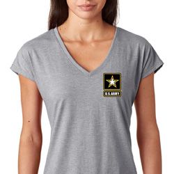 US Army Pocket Print Ladies Shirts