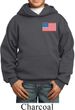 US Flag Pocket Print Kids Hoodie