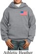US Flag Pocket Print Kids Hoodie