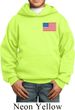 US Flag Pocket Print Kids Hoodie