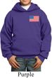 US Flag Pocket Print Kids Hoodie