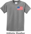 US Flag Pocket Print Kids Shirt