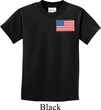 US Flag Pocket Print Kids Shirt