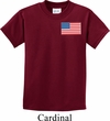US Flag Pocket Print Kids Shirt