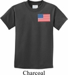 US Flag Pocket Print Kids Shirt